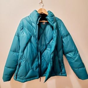 Champion XL Turqoise Women's Puffer Jacket